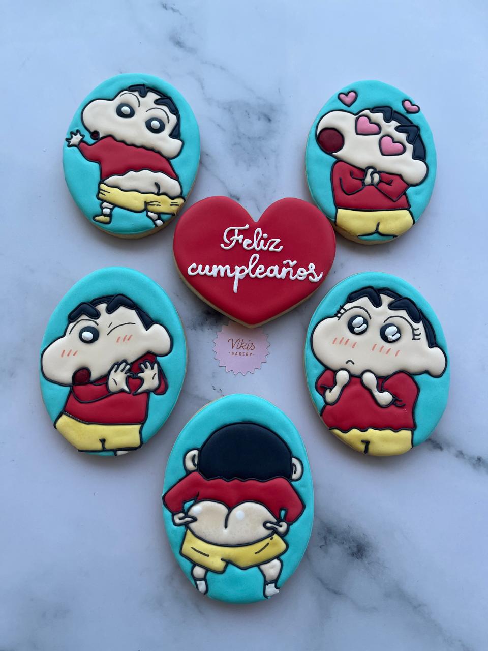 Set galletas óvalo personaje
