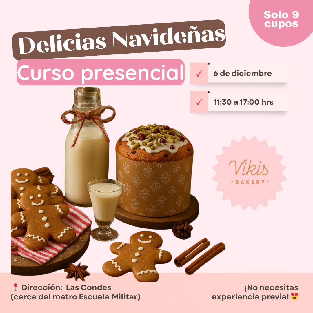 Curso presencial Delicias Navideñas