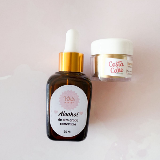 Matizador dorado + alcohol ideal para su uso