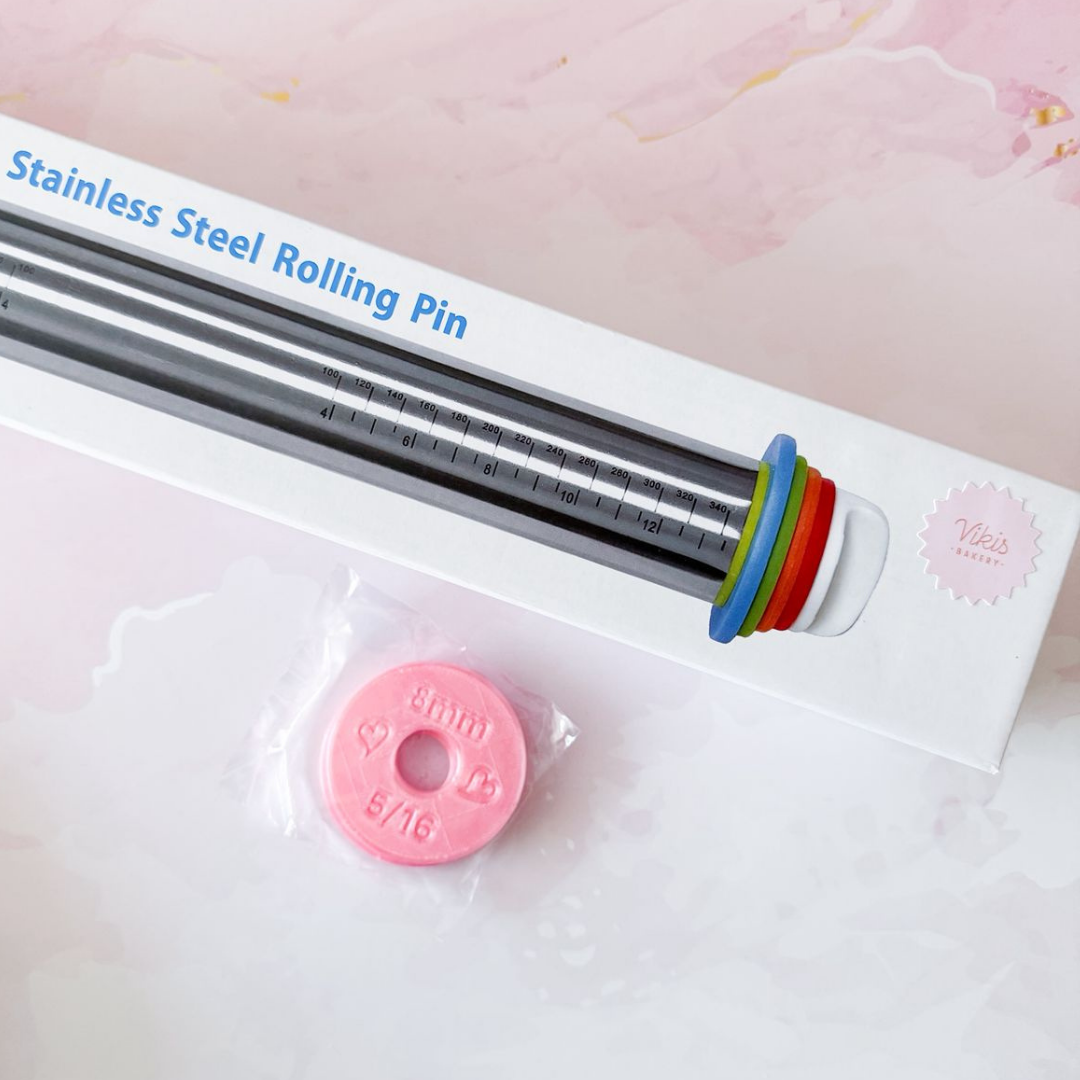 Rodillo con anillos niveladores + anillo 8mm