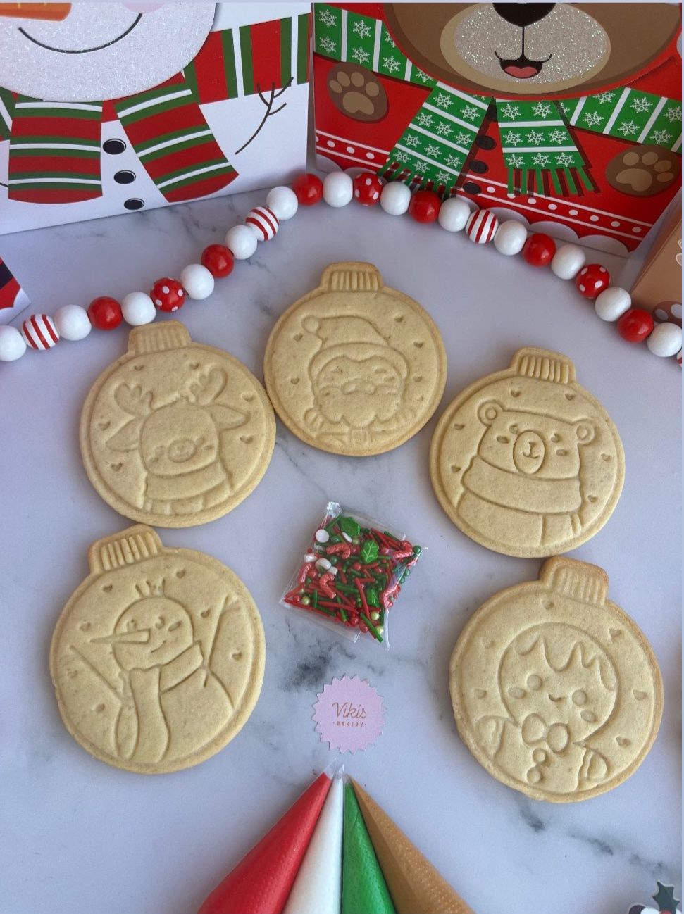 Galletitas navideñas para decorar en casa