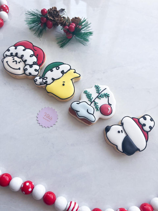 Set 4 galletas mini snoopy