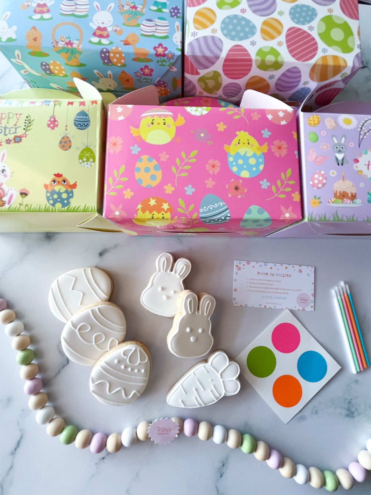 Pinta tus galletitas de Pascua