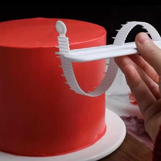 Regla para ondas de vintage cakes